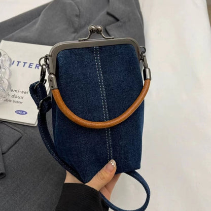 Sac à main en denim décontracté pour femmes, sac bandoulière tendance