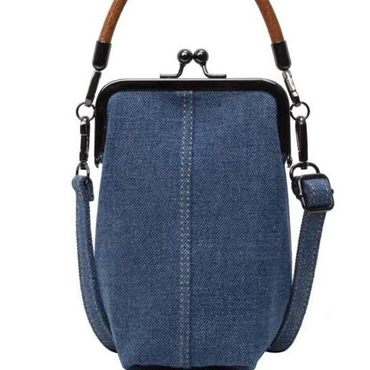 Sac à main en denim décontracté pour femmes, sac bandoulière tendance